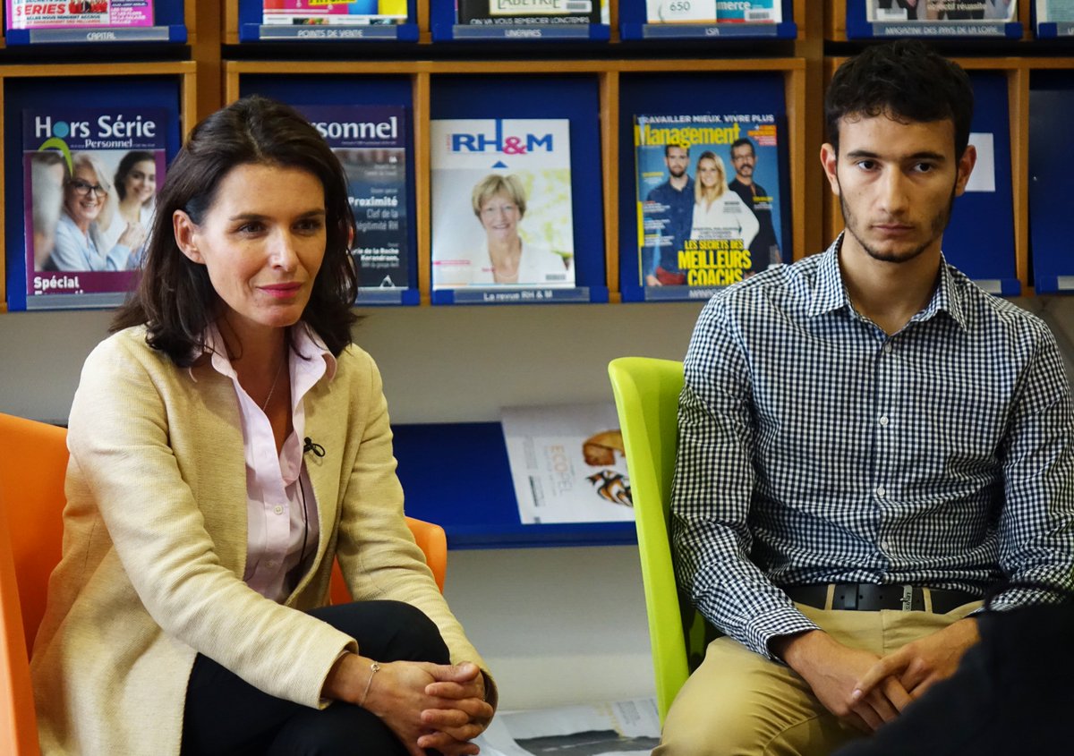 iA_formation's tweet image. Un grand #merci à la Présidente de la Région des @paysdelaloire, @C_MORANCAIS, qui s'est rendue hier sur notre #Campus Nantais pour échanger avec nos apprenti(e)s. Un moment fort grâce au partage d'expérience de nos jeunes concernant leurs différents parcours en #apprentisage !