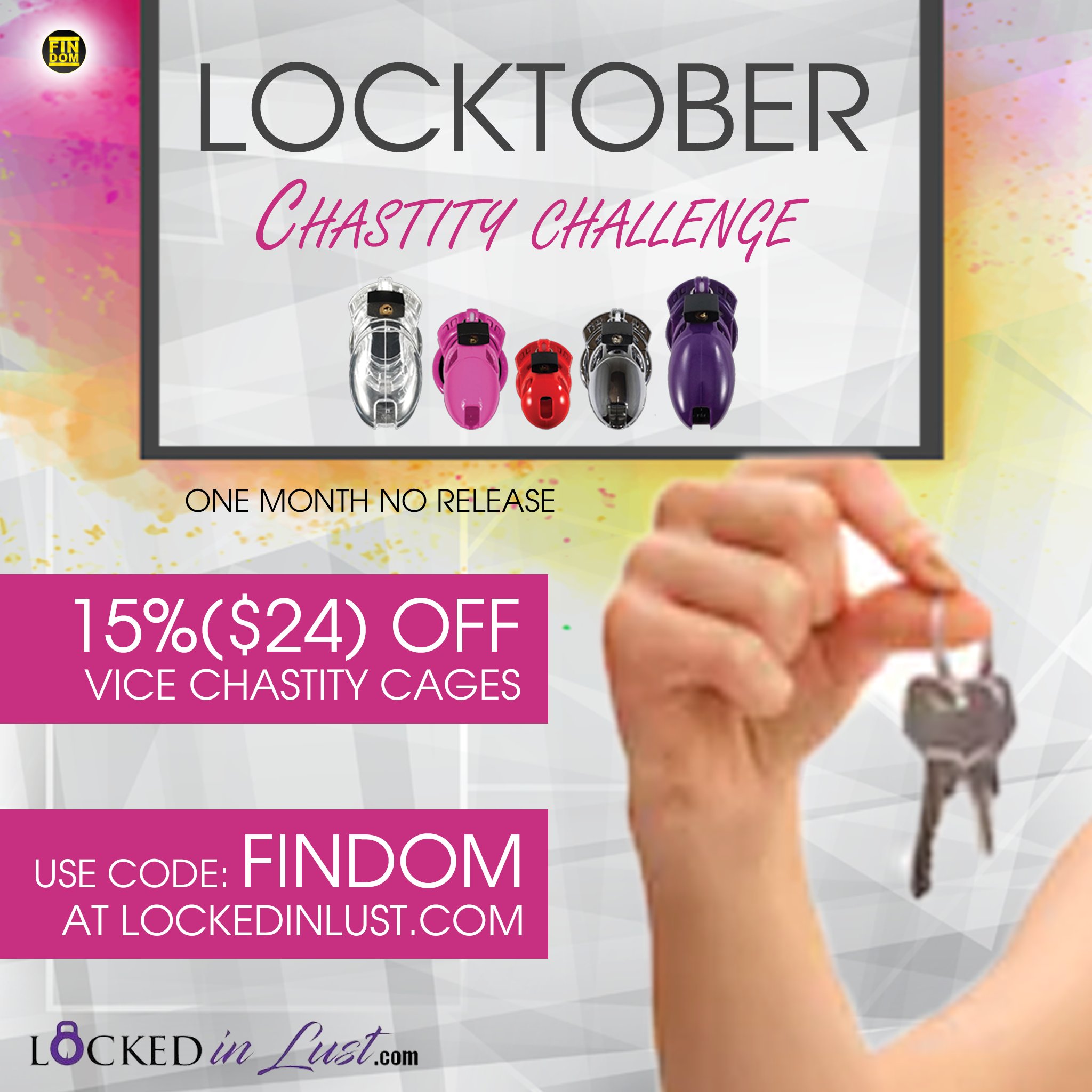 “Are you ready for Locktober?

One month in Chastity with N...