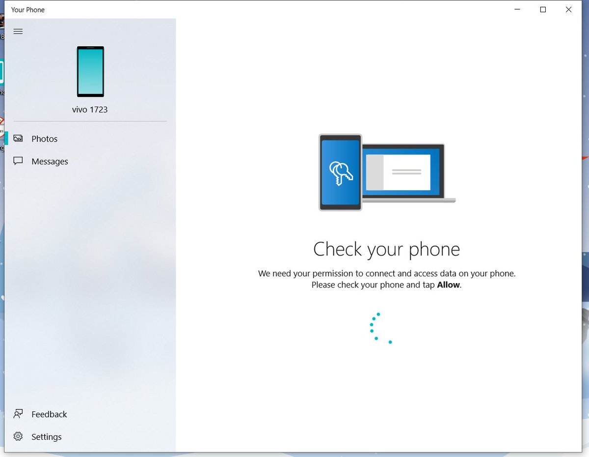 ImAkhil_kp's tweet photo. Trying to get my text messages on #Windows10 laptop but not getting the options, whats missing? I am on build 17758.1 @windowsinsider @JenMsft @NorthFaceHiker #HelpNinja https://t.co/CmmqRLapIv