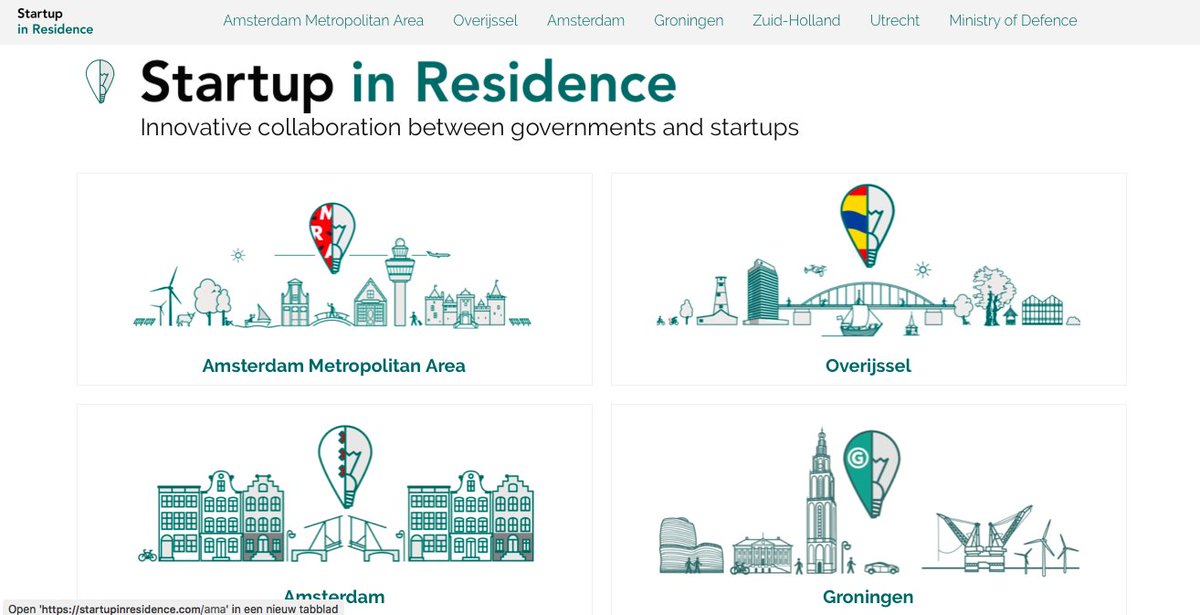Tip voor startups, scale-ups, innovatieve MKB’ers en sociaal ondernemers die creatieve en innovatieve oplossingen willen bedenken voor maatschappelijke vraagstukken in groot-Amsterdam: check startupinresidence.com/ama aanmelden kan tot 14 oktober #startupinresidence