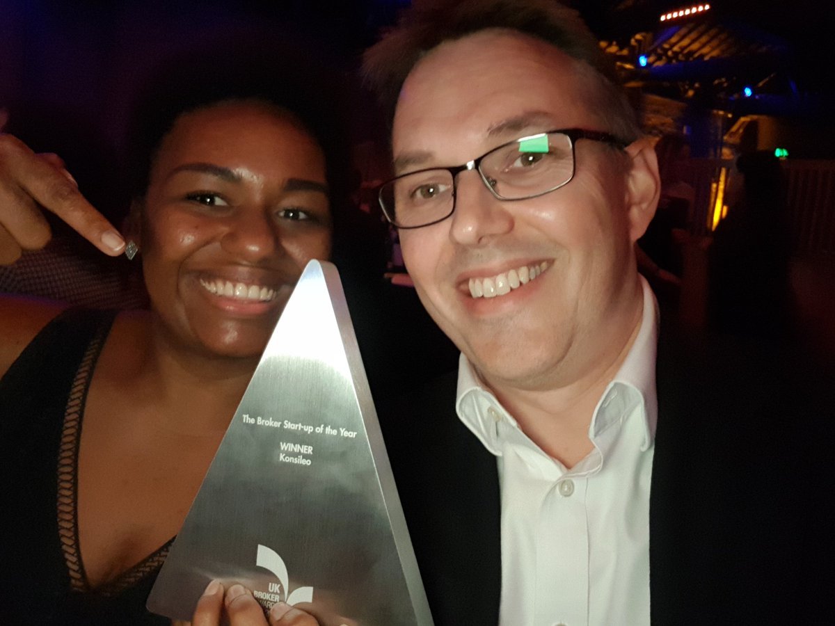 Great fun with <a href="/InsuranceAge/">Insurance Age</a>. Delighted to win broker start up of the year #ukbrokerawards