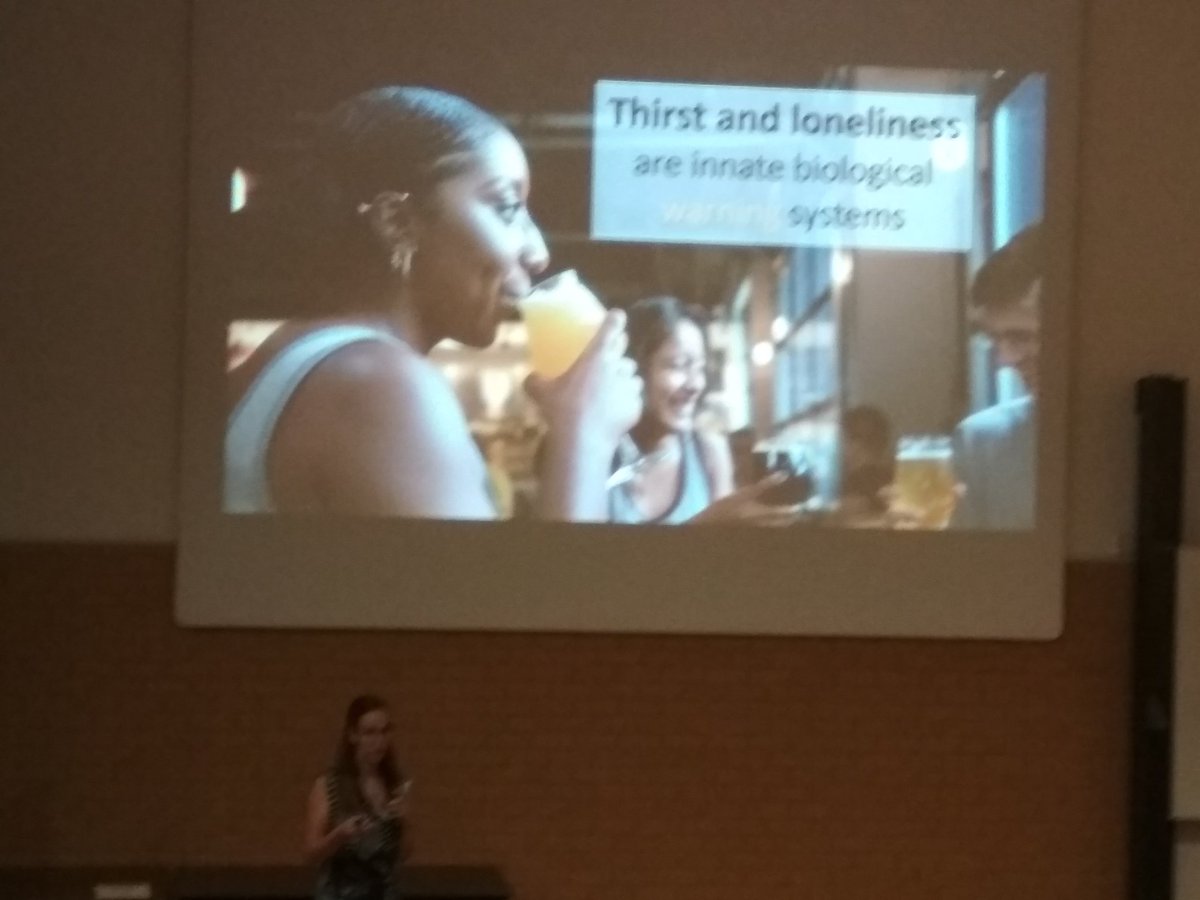 domweinberg's tweet photo. #EARA2018 Young Scholar Award winner @Marlies_Maes doing a great job of sharing her work on loneliness, with a story, Belgian references, and clear, simple, visually appealing slides. We could all learn a lot from such presentation skills! https://t.co/8x48E9L1T0