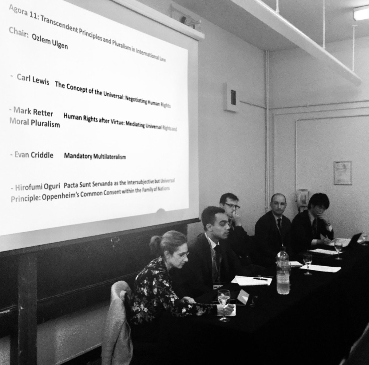 smirnova_mv's tweet photo. Universality replaces autonomy. But universality is also the only basis to defend autonomy. Discussions under thoughtful and provocative leadership of Ozlem Ulgen in Agora 11 #ESIL18 @MILC2014 https://t.co/UUU6e1MLGD