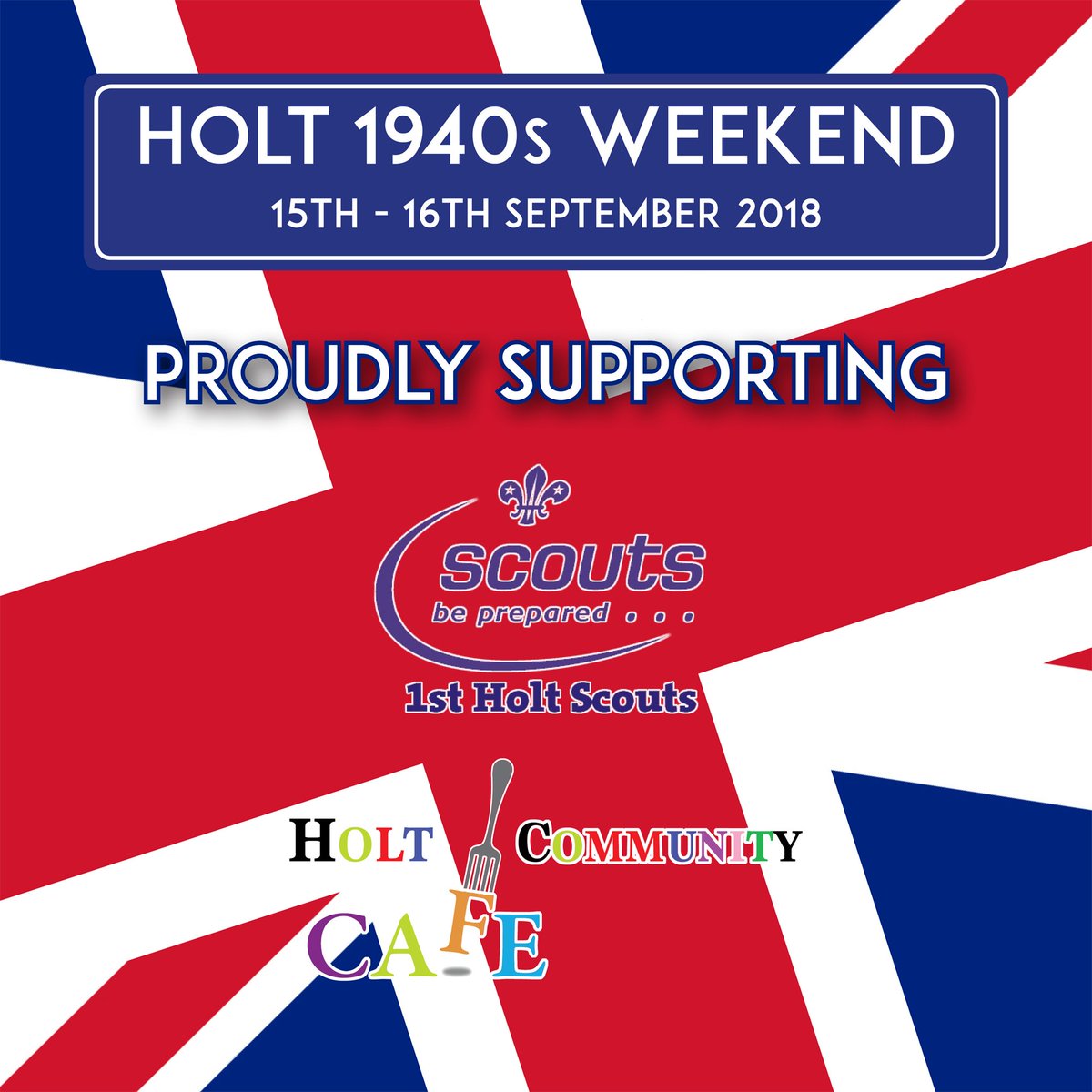 The Holt 1940s Weekend is proud to support the following local causes at its 2018 event. #Holt1940s #Holt #Norfolk