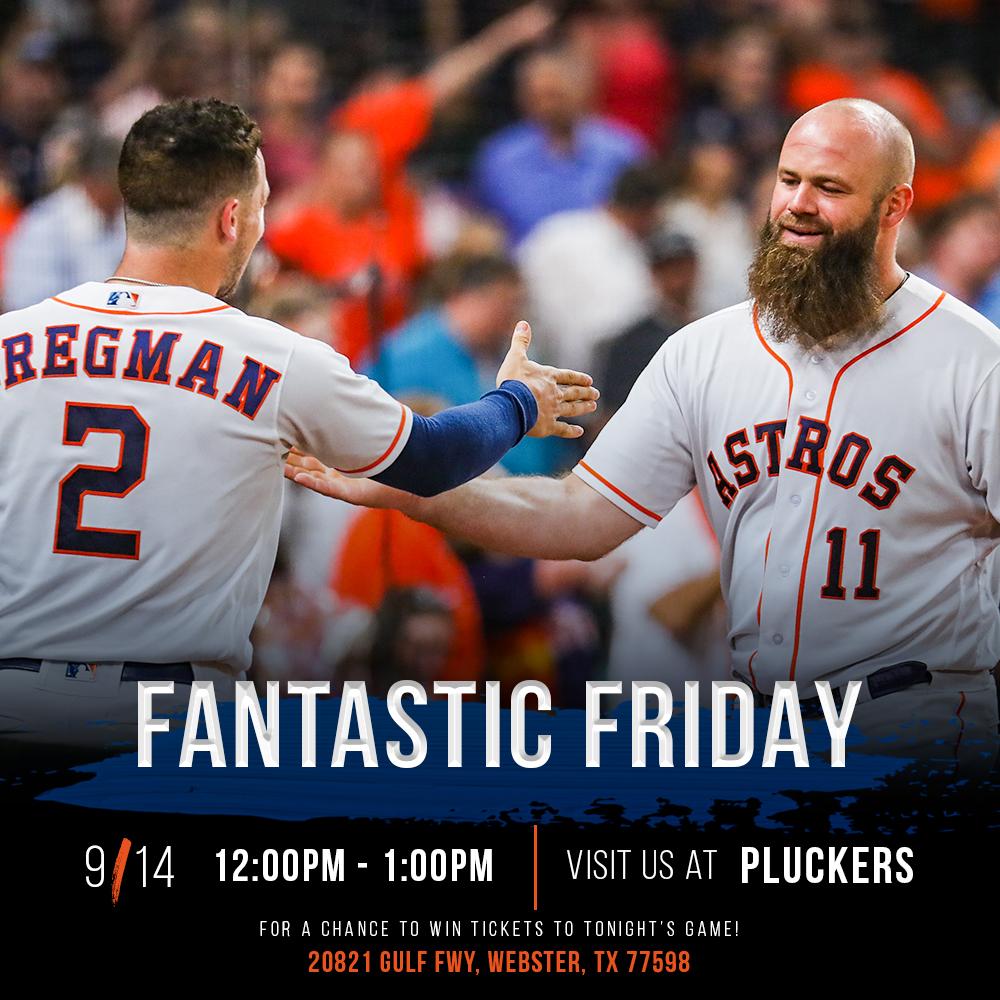 Houston Astros on Twitter "It�s FANtasticFriday! Come Houston Astros on Twitter "It�s FANtasticFriday! Come