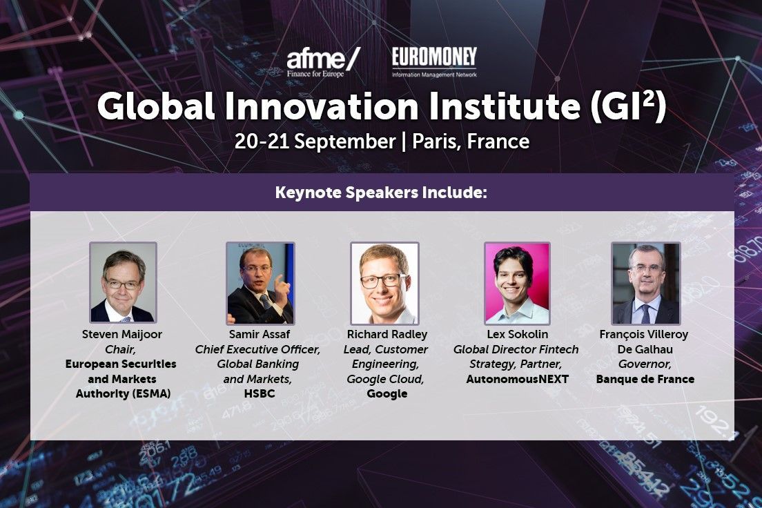 Invisso_Events's tweet image. Don't miss the keynote speakers at #GI2 next week in Paris: Steven Maijoor @ESMAComms, Samir Assaf @HSBC, @richradley @google @GoogleCloud_UKI @GoogleCloud_FR, @LexSokolin @AutonoFinTech,  François Villeroy de Galhau @banquedefrance. @AFME_EU buff.ly/2x1yny2
