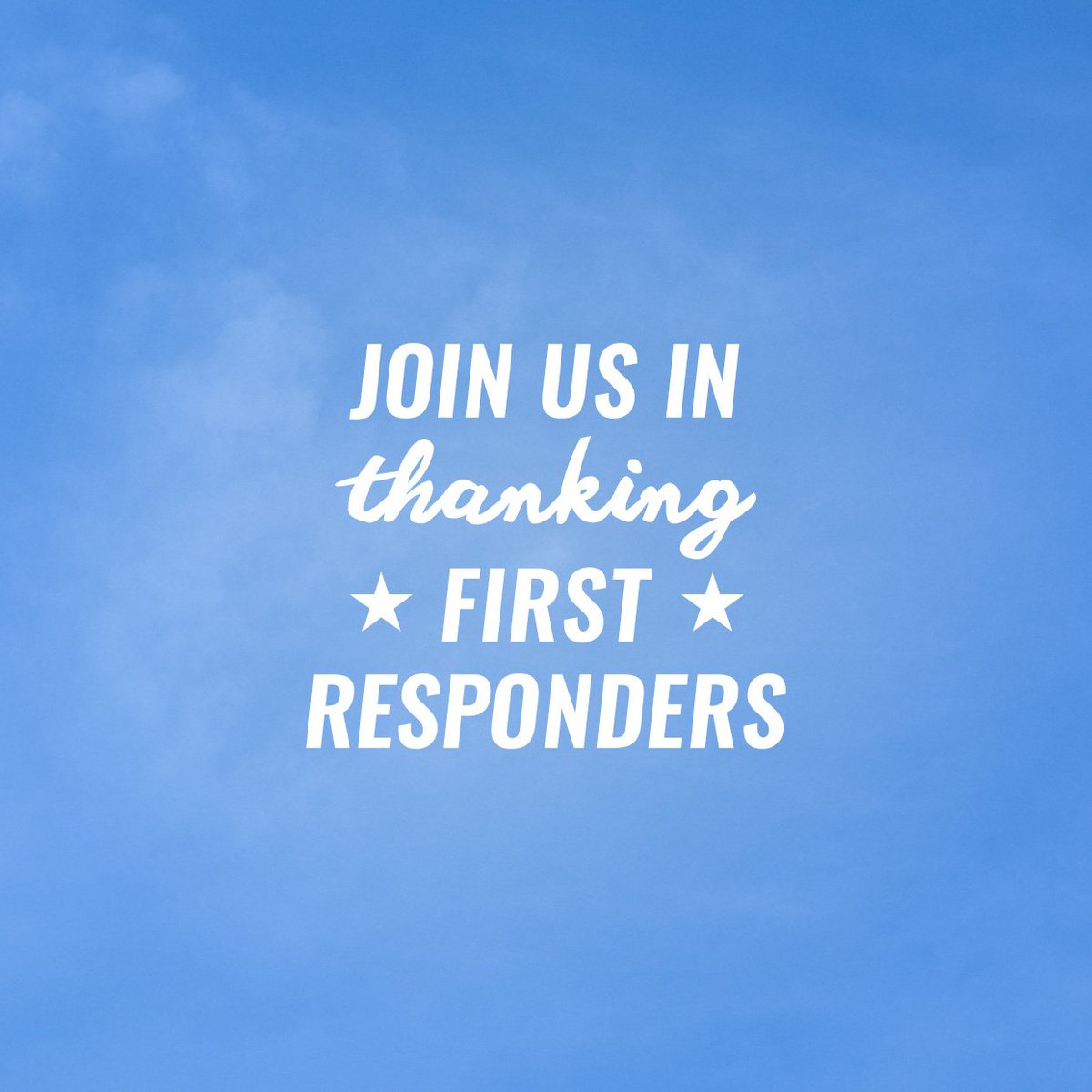 mspdental's tweet photo. WE INVITE YOU to join us in thanking first responders everywhere! We are so grateful they put their lives on the line daily for our safety. Thank you first responders! https://t.co/RdGg68pGVC