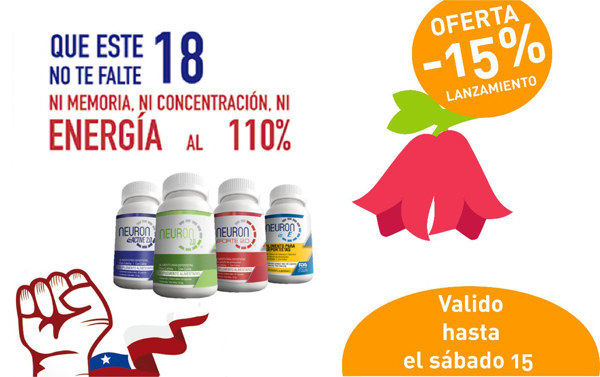 NeuronChile's tweet image. Aprovecha y compra!! Hasta mañana 15 de septiembre puedes comprar en nuestra tienda ubicada en Amanda Labarca 96, piso 10, Of. 104 en Santiago centro.  No te quedes sin el tuyo y dile chao caña con Neurón. Visita neuronchile.cl para más información. #chaocaña #18sinculpa