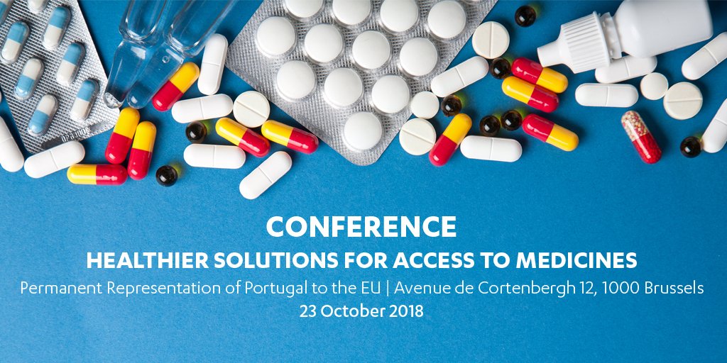 beuc's tweet photo. Conference: Healthier solutions for access to medicines
When: 23 October 2018
Where: Avenue de Cortenbergh 12 (Permanent Representation of 🇵🇹to the EU)
Agenda & registration: https://t.co/cqffxhuq1w https://t.co/cdFM3o8qRi