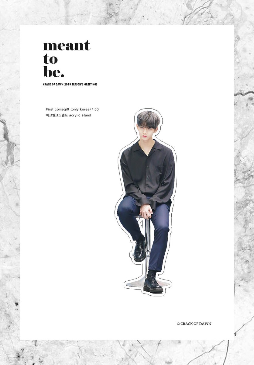 Crackofdawn_jy's tweet photo. CRACKOFDAWN 

2019 SEASON GREETING 

MEANT TO BE.

➖ 
https://t.co/iauRWt5dAO

추첨 두 분께 시즌그리팅 풀세트를 보내드립니당❤️ https://t.co/VLj0lUh8td