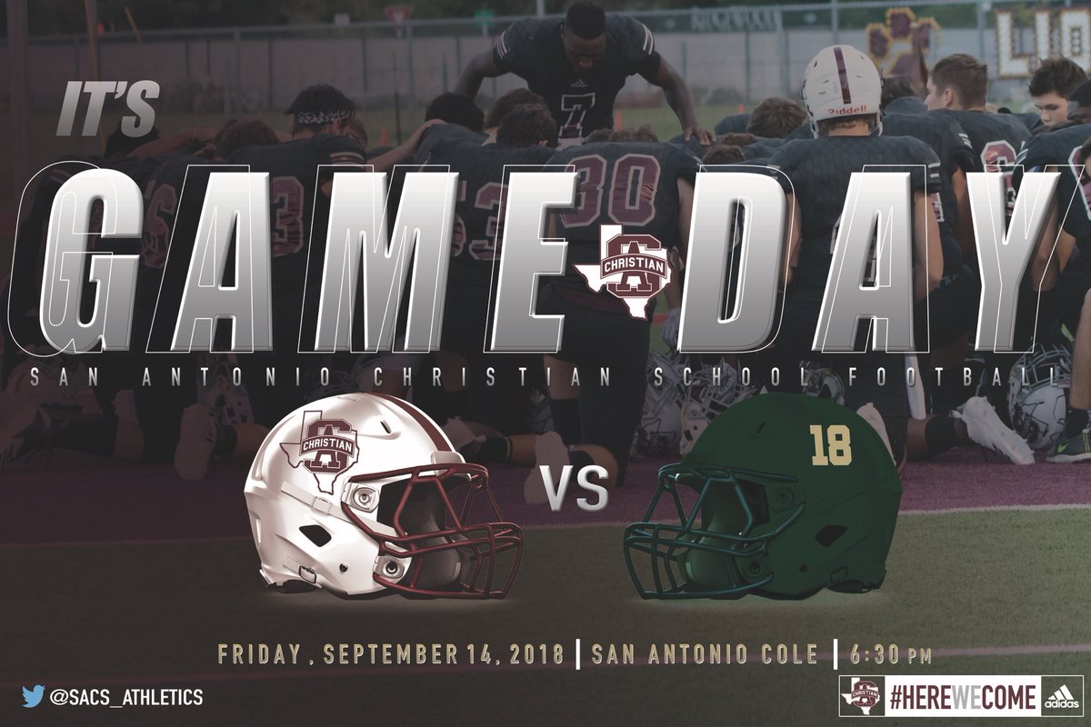 sacs_athletics's tweet photo. IT’S GAMED🏈Y!! #BEATcole #WGR #HereWeCome
🦁 vs Cougars
📍 SA Cole
🕡 6:30pm
🔗 https://t.co/v6n17b5zCW https://t.co/kbKTqiu1oF