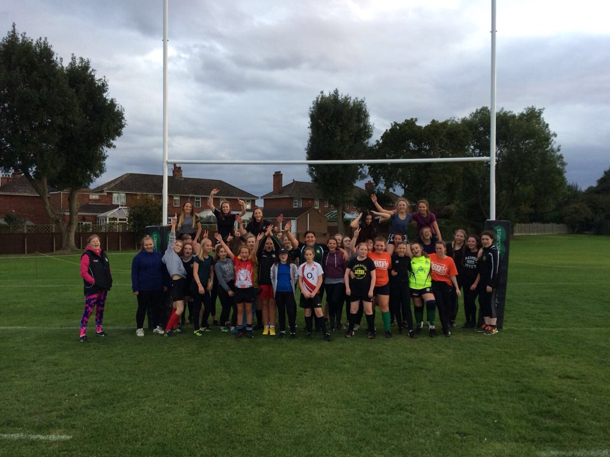 Great #innerwarrior session yesterday, where we welcomed 40 girls!! Ready for the 2018-19 season.
#ThisGirlCan RT.                      Interested in joining us? Like our Facebook page for more details facebook.com/SRUFCGirls/
