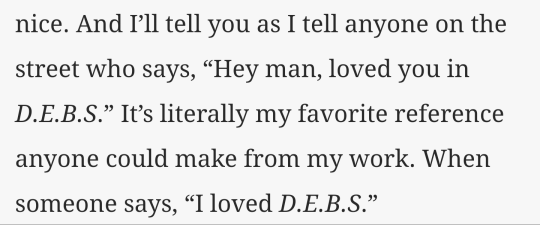 women_direct's tweet photo. Jimmi Simpson talking about how he loves getting recognized for D.E.B.S.

Really, the only people who don't love D.E.B.S. are the people who haven't seen D.E.B.S. https://t.co/O1KNiYjV4b