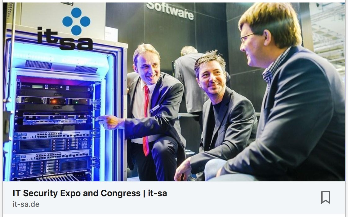 Attending the #IT #Security Expo and Congress | #itsa, September 9th-11th? Come visit <a href="/Cytegic/">Cytegic</a> at booth 9-616 to learn how we are revolutionizing #Cyber #Risk #Management.
it-sa.de/en