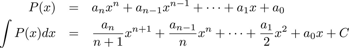 calculussolved's tweet image. Don&apos;t forget the basics like the integral of a polynomial.  #basiccalculus