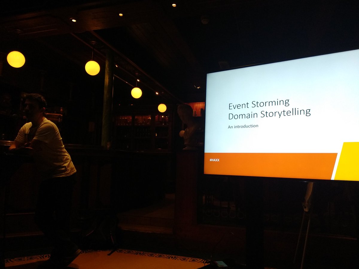 acidshards's tweet image. Event storming en domain storytelling, het wat en hoe. #haxx @Axxes_IT