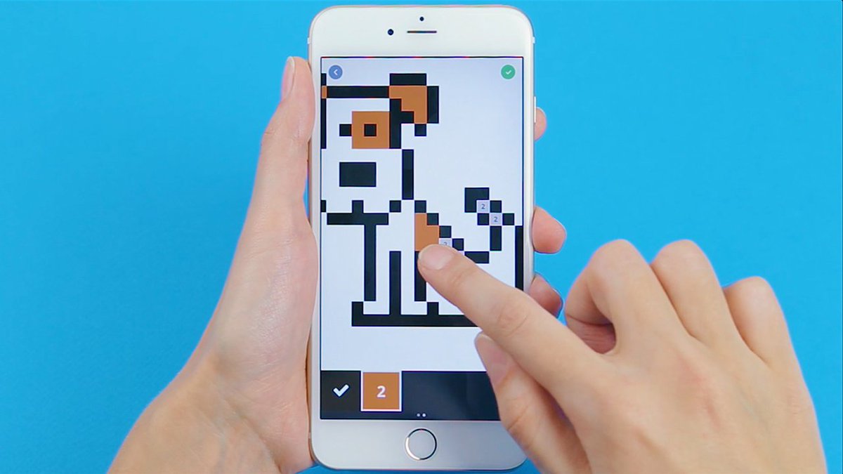 Pixel Art - Color by Number tweet media