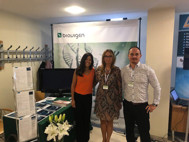 Devyser's tweet photo. “QF-PCR - a fast and reliable method for prenatal aneuploidy analysis and determination of maternal cell contamination”  Our Technical EM, Sandra Kazemi,  presents tonight 18:40 at the Polish Human Genetics Congress, Bydgoszcz!
 #genetics #mcc #maternalcellcontamination https://t.co/g5zolydVMD