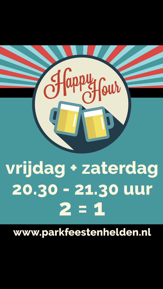 PARKFEESTEN HELDEN 2018 HAPPY HOUR!
Vrijdagavond en zaterdagavond