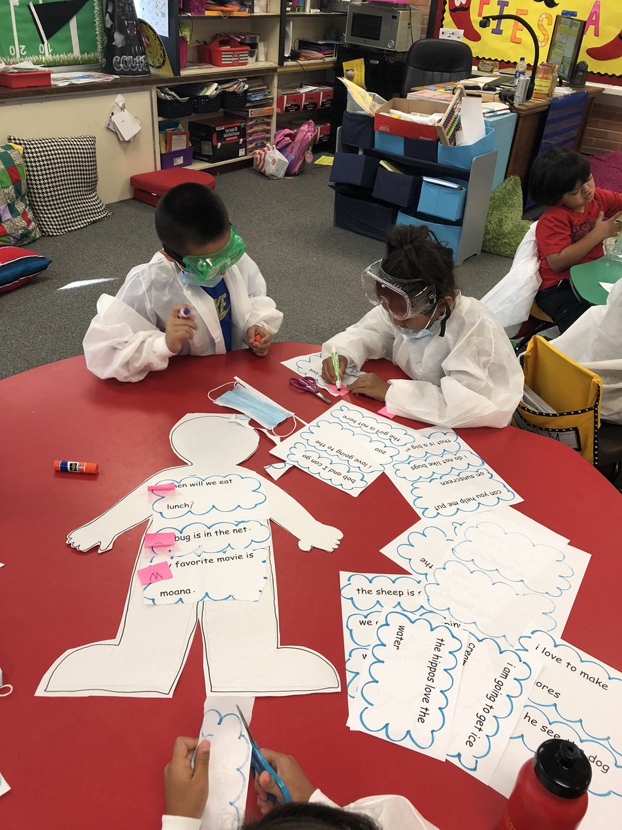 Mrs. Ward’s class is performing Operation Punctuation today!