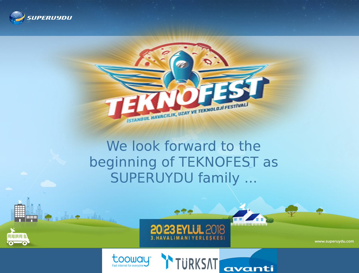SuperUydu_'s tweet photo. #TEKNOFEST #MilliTeknolojiHamlesi #satellite #Superuydu #telecommunications #tv #broadcasters #TÜRKSAT #uydu #tooway #avanti #Superuyduteknofest https://t.co/PbqvXDV0R8