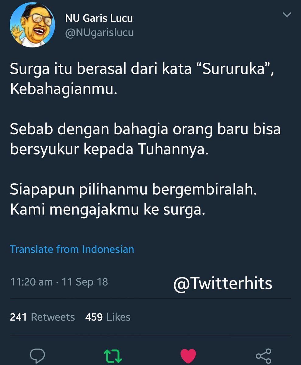 Tukang Skrinsyut On Twitter Surga Itu Berasal Dari Kata