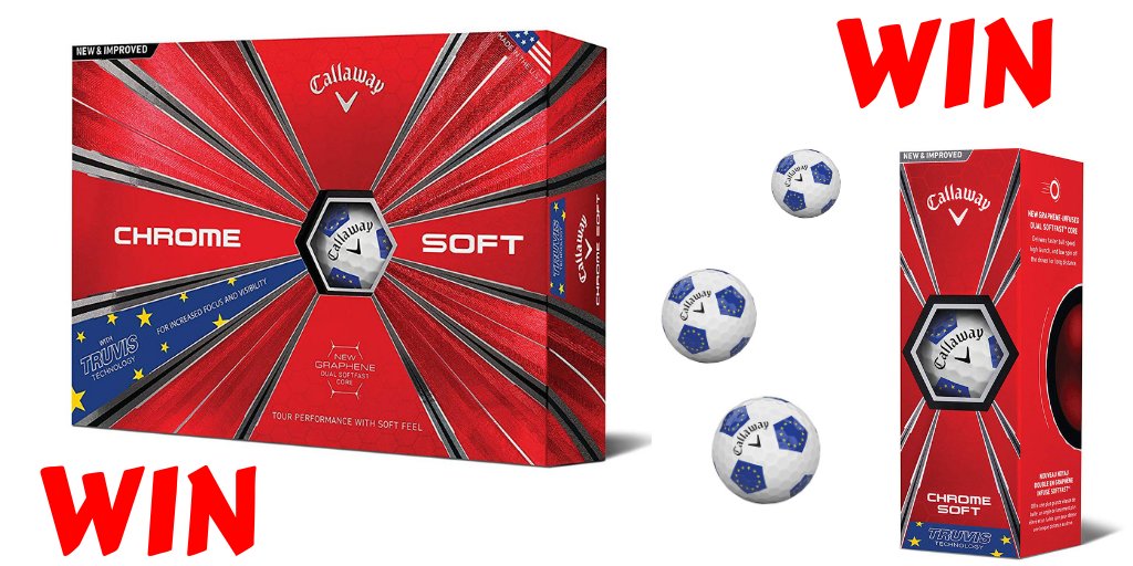 RialzaGolf's tweet photo. PREDICT THE RYDER CUP FINAL SCORE TO WIN A DOZEN CALLAWAY TRUVIS LIMITED EDITION RYDER CUP CHROME SOFT BALLS.

Visit us @ https://t.co/NTZaNZx4Yr for entry details. #Competition #giveaway #Golf https://t.co/35QOh5fhUH