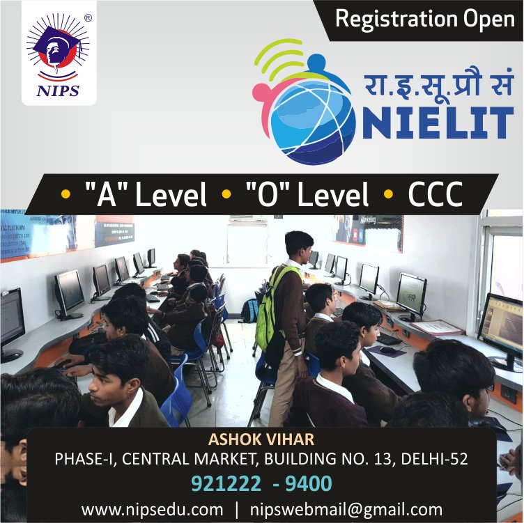 nips_edu's tweet image. NIELIT&apos;s DOEACC Level A, O, &amp;amp; CCC #ComputerCourse is designed to aim on imparting a #BasicLevel #IT_Literacy_Program for the common man.

#DOEACC Level A, O, &amp;amp; CCC course available in #Hindi &amp;amp; #English both languages

More info @:- nipsedu.com/nielit.php