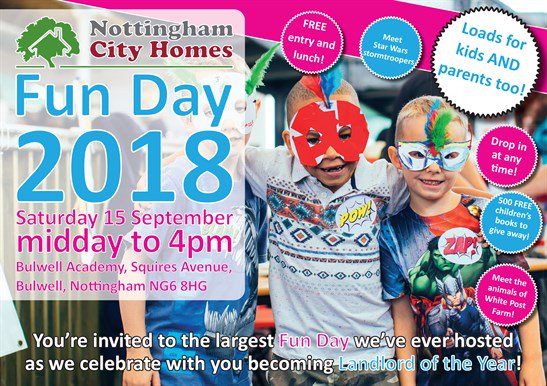 We are looking forward to supporting our partner and Land Lord of the Year, @nottmcityhomes at their annual Fun Day tomorrow.  lnkd.in/dS6RU7A  lnkd.in/dhxf7aa #firesafety #partnership #getinvolved