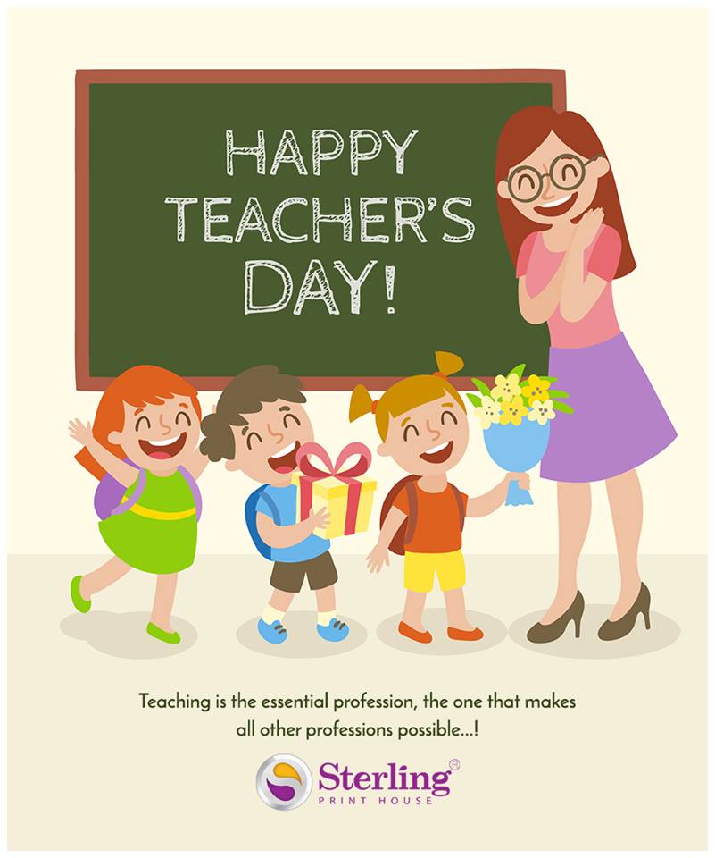 print_sterling's tweet photo. Teaching is the profession that teaches all the other professions. #HappyTeachersDay

Sterling Print House Kochi, India.
(https://t.co/qnKub2ddwT)

Email: sterlingprinthouse@gmail.com
Phone: 0484 2800406

#Teachersday #DigitalPrintingpress #invitationcardsdesignprinting https://t.co/ujWClcR9EC