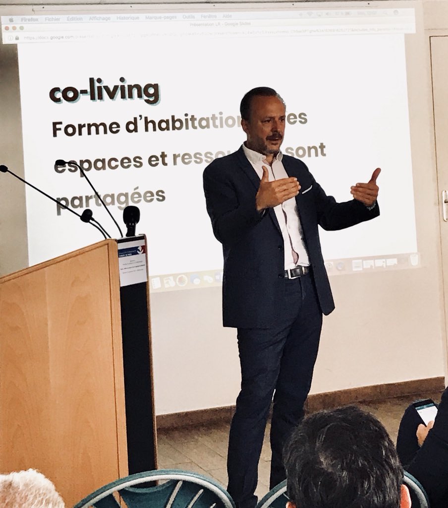 astridrenoult's tweet photo. Le « co-living » (l’habitat en partage) peut être une réponse à « l’épidémie de solitude » que connaissent auj. les habitants des grandes villes. C’est en ANTICIPANT ces tendances que nous construirons la #VilledeDemain @Republicains_75 #FabriceSimondi fondateur de #Vertuel https://t.co/TLdK5ImGaM