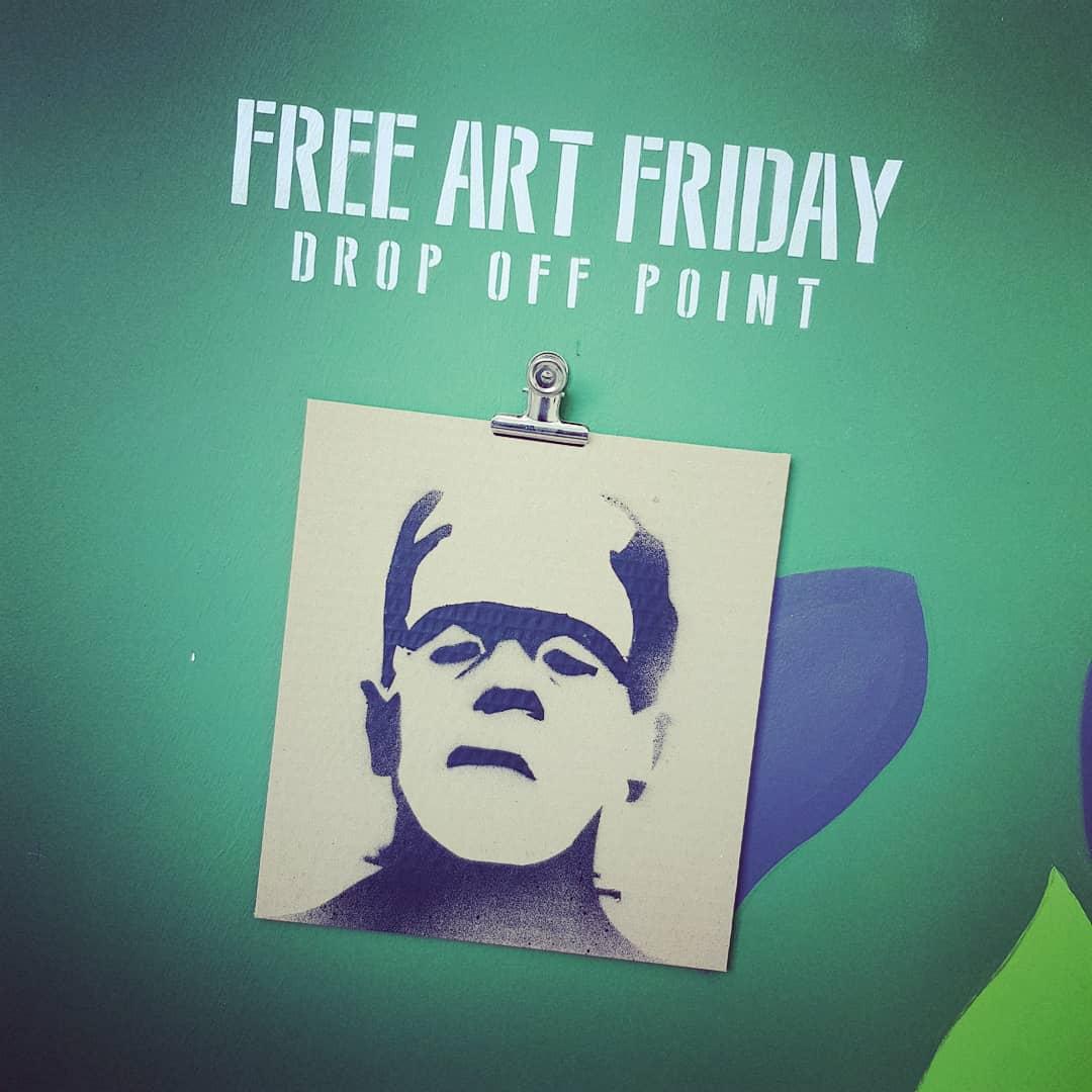 fafptb's tweet photo. New #FreeArtFriday from Peterboroughs newest stencil artist. I call her "Mills &amp; Boom" she doesn't know it yet.
Go grab Frankie now...
#fafptb #Peterborough https://t.co/kEniXVL5Sf