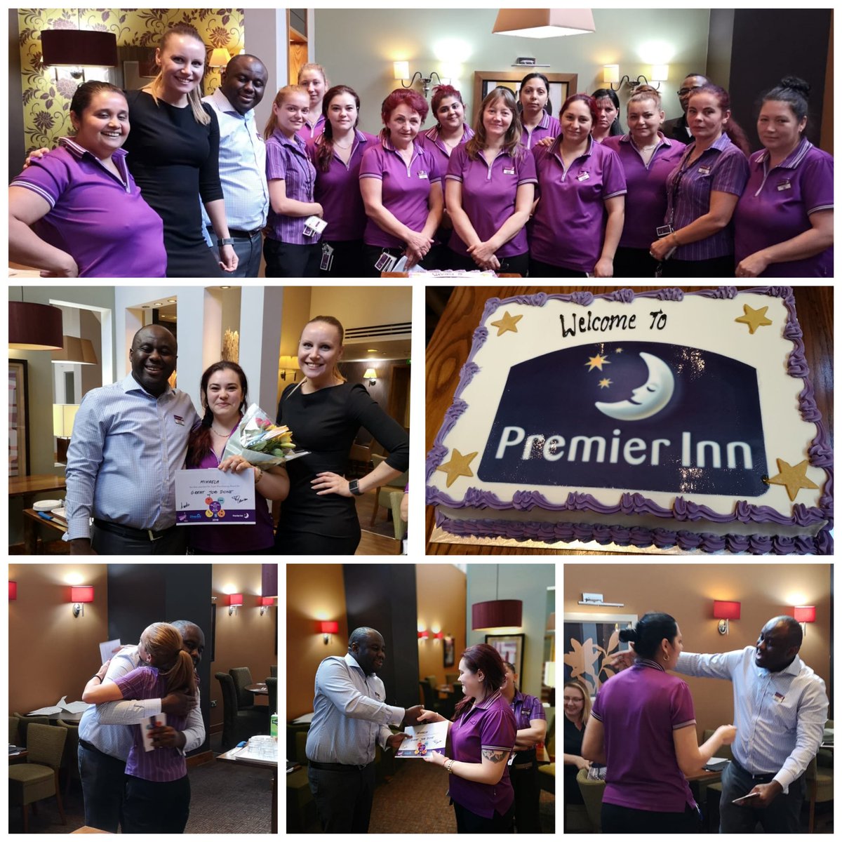 Amazing to #welcome our new family members to <a href="/premierinn/">Premier Inn</a> family. Thank you.
<a href="/Johnson_K_S/">Kwame Johnson-Gawu</a> @2ychAnet4 <a href="/dls29411/">Darrel Sabin</a> <a href="/LauraEvans81/">Laura EvansWrobleski</a> <a href="/SDEBDD/">simon ewins</a> <a href="/gosiamera/">Gosia Gosia</a>