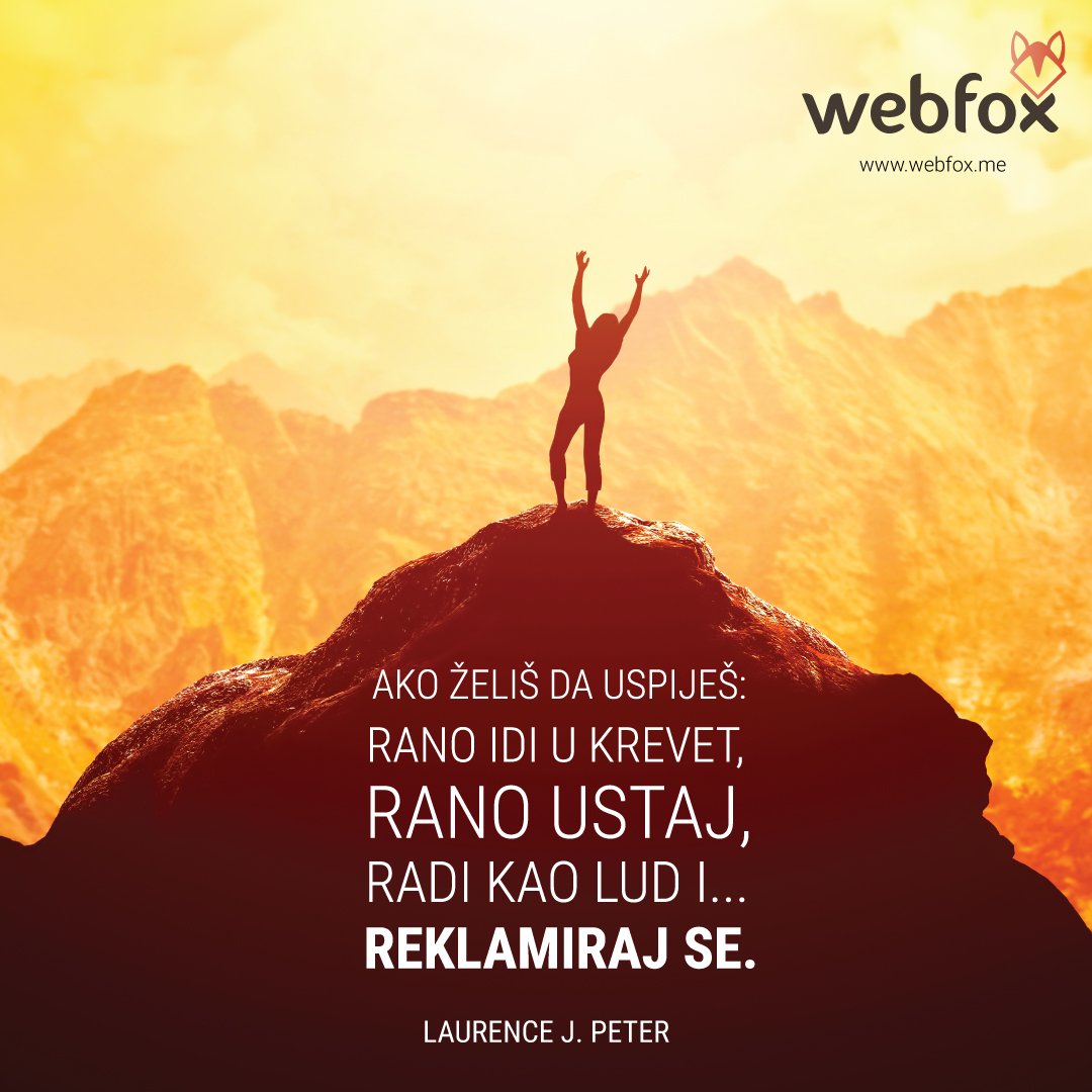 WebFoxMe's tweet photo. Dobra, kvalitetna i kreativna reklama je od suštinskog značaja za bilo koje uspješno poslovanje.

#digitalnimarketing #reklama #digitalagency #onlinemarketing #internetmarketing  #business #growth #advertising #creativeagency #webfox #webfoxme #podgorica #crnagora #montenegro https://t.co/ox8OjRW5Nz