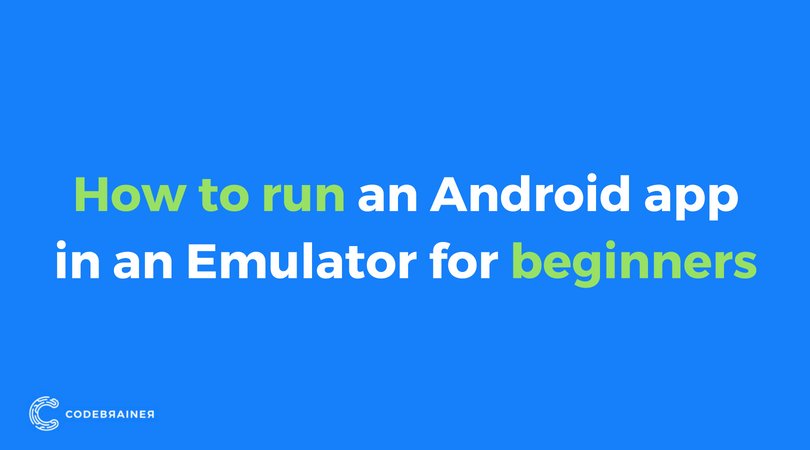theCodebrainer's tweet image. Running an emulator in Android Studio- #AndroidDev #AndroidBasics #WeekendCoder #edtech buff.ly/2LUIh9p