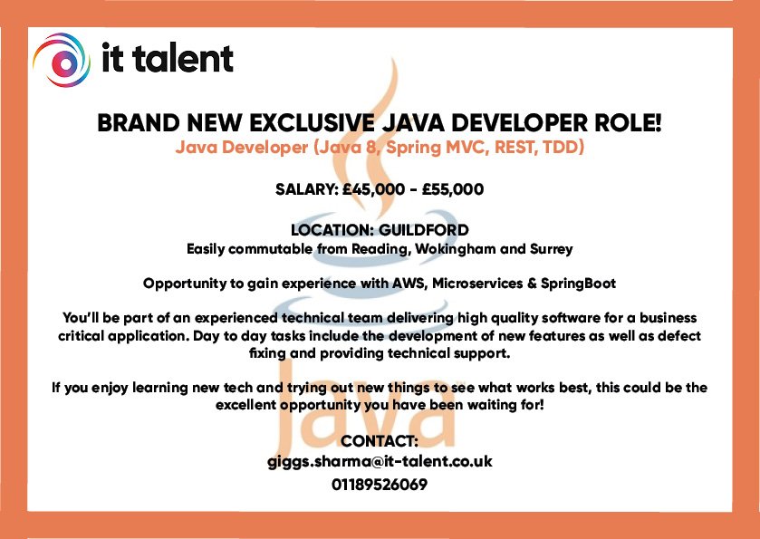 Java Recruiter tweet media