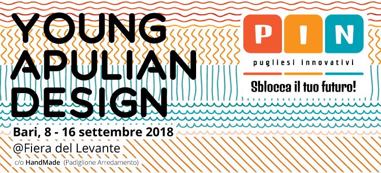 ArtiPuglia's tweet image. #PINGIOVANI È in corso fino al 16 settembre c/o Padiglione #Arredamento @FieraDelLevante, #YoungApulianDesign, l’iniziativa animata da 24 Vincitori PIN impegnati nell’#artigianato con l’esposizione dei loro prodotti e servizi. Mostre, talk, workshop pingiovani.regione.puglia.it/blog/handmade-… #fdl18