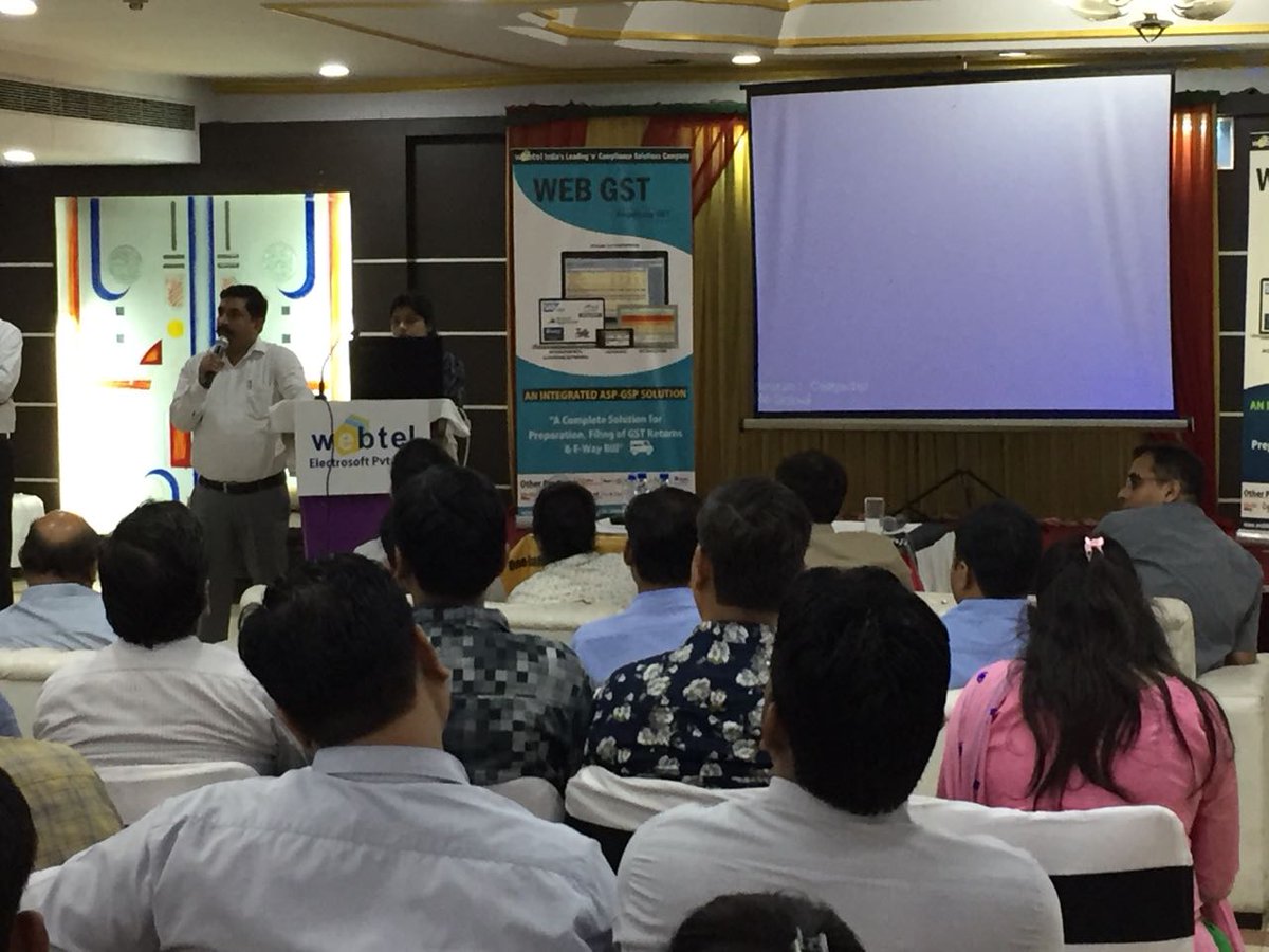 Corporate event on 'Vendor Reconciliation (2A Matching) & E-Way Bill' delivered by @Rajeevkh007 at Delite Grand Hotel, Faridabad.

#seminar #workshops #ewaybill #2AMatching #VendorReconciliation #corporateevents #corporatetraining