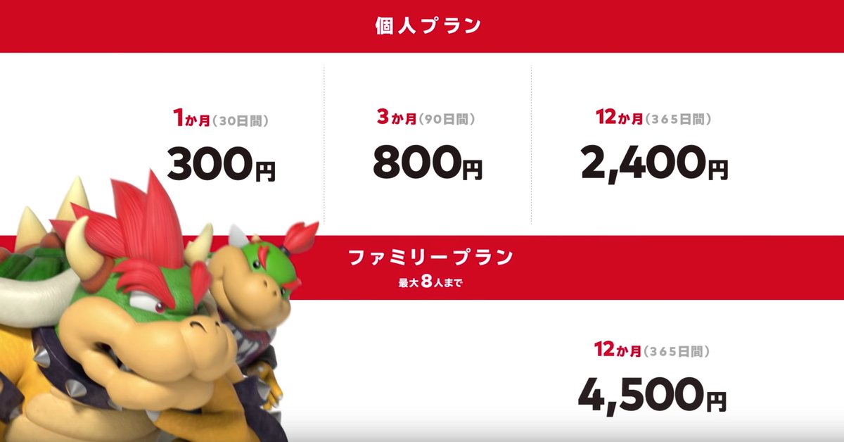nintendo switch family plan