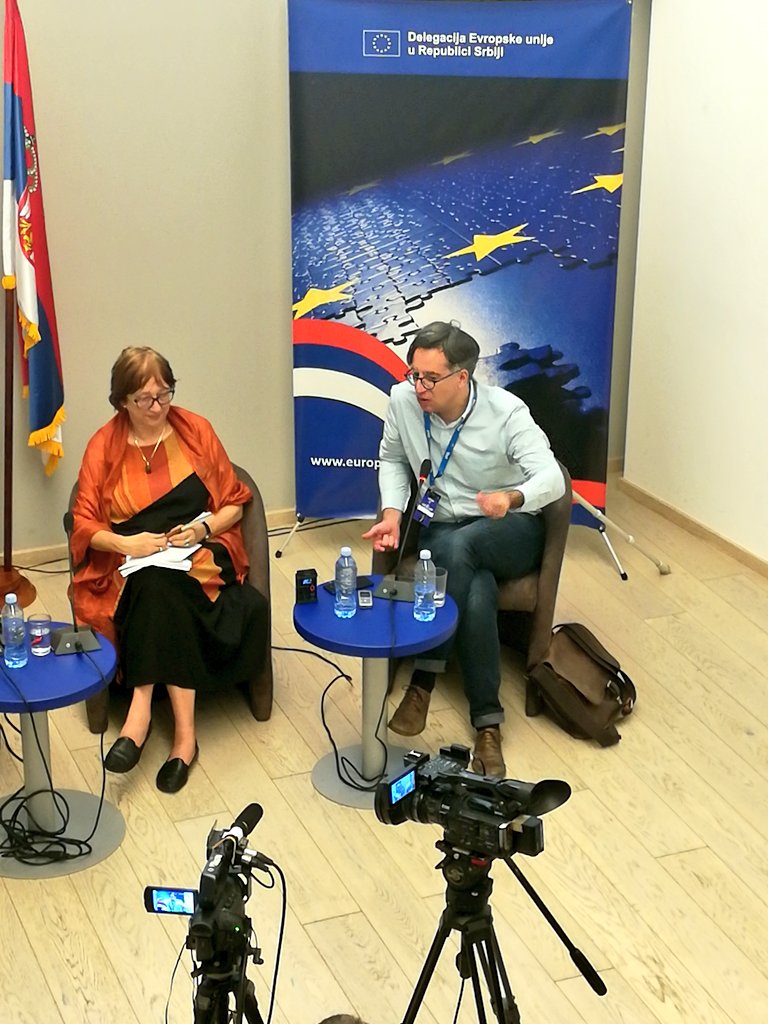 eusrbija's tweet photo. Jača antimuslimanski diskurs, ali istovremeno antisemitski se ne smanjuje, i zato @Biteffestival problematizuje ova pitanja, Ivan Medenica #52bitef18 https://t.co/wP5tK955xz