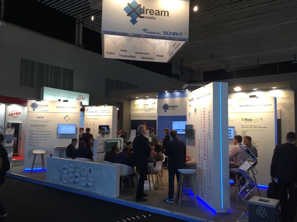 [DAY 1] at <a href="/IBCShow/">IBC</a>. All software up and running and we are happy to meet our old partners and greet new visitors! Come and join us at the booth 3.B39! #IBC2018 #media #broadcast #ingest #transcoding