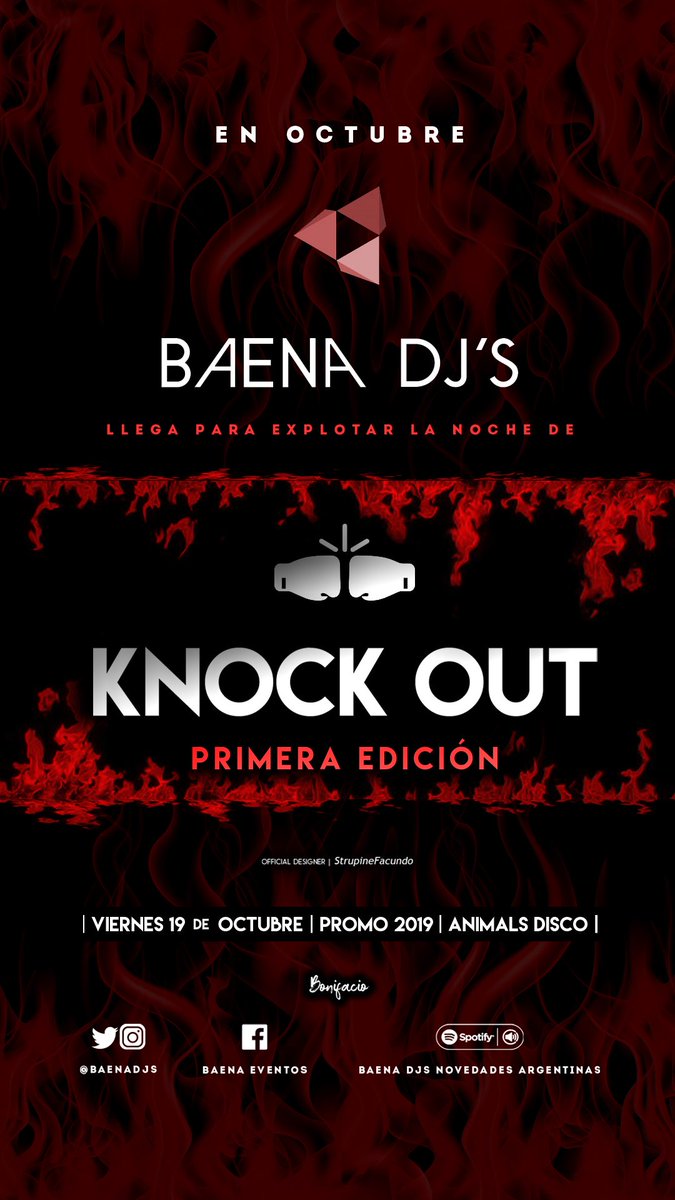 baenadjs's tweet photo. @Pr19bonifacio ¡En un mes explotamos todo!⚡️💣 #SomosFiesta 

📷 ► https://t.co/e09KIJJ4Sw  
💻 ► Design by: @StrupineFacundo https://t.co/1e6aDk2aOD