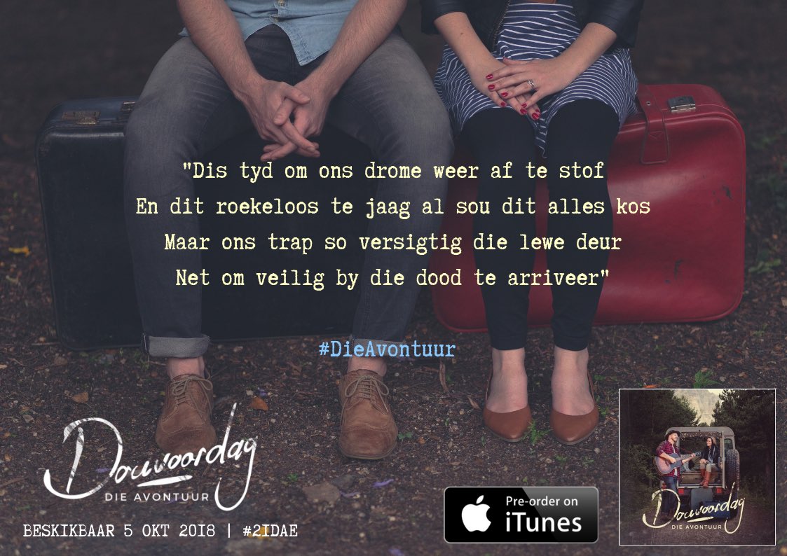 Pre-order nou #DieAvontuur op <a href="/iTunes/">iTunes</a>! itunes.apple.com/za/album/die-a… #21dae 💃🏻