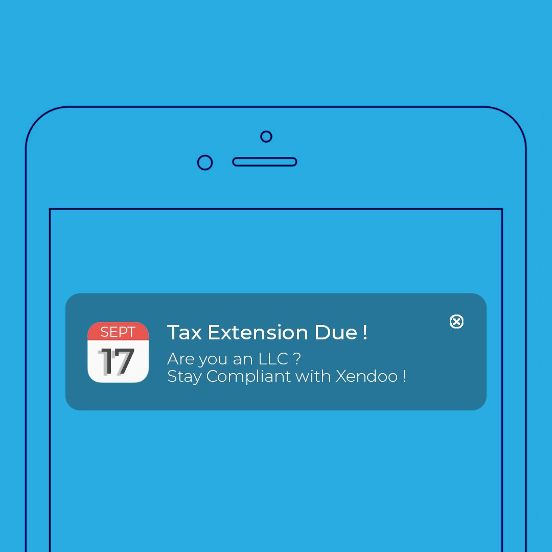 Xendoo_'s tweet photo. Friendly Reminder: IRS Tax Extensions are due this Monday!
Stay tax-ready year-long with Xendoo. 
.
.
.
#taxready #irsextensions #fintech #smallbusiness https://t.co/XlmS2Mf2UF