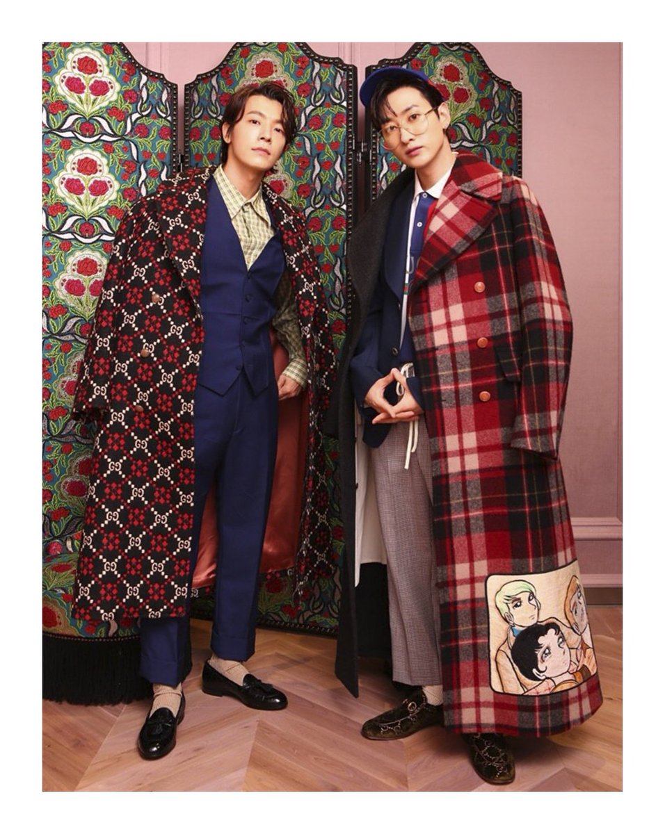 GucciAoyama のリニューアルオープニングに訪れた #SUPERJUNIOR の