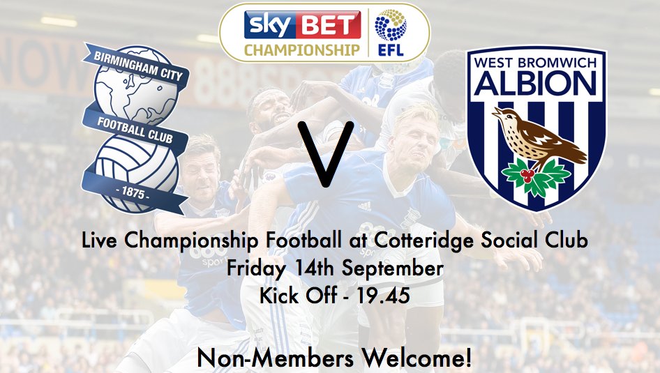 cotteridgesc's tweet image. 2 Live Games featuring local sides this weekend on our Big Screen! If you cant get to the game why don't you come and enjoy a drink and watch it with us? #socialclub #birminghamfootball #astonvilla #birminghamcity #westbrom
