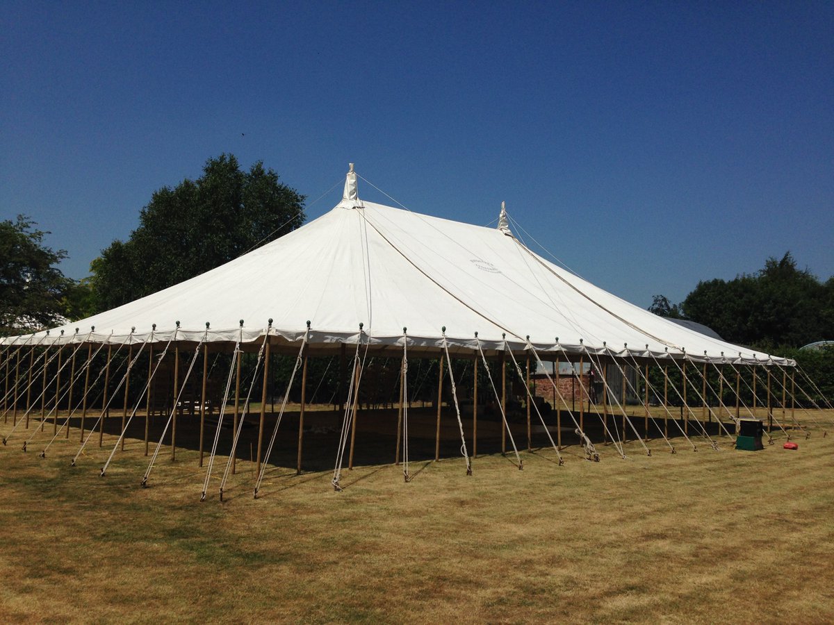 One of our beautiful marquees in Claverley! #greatjob #teamwork