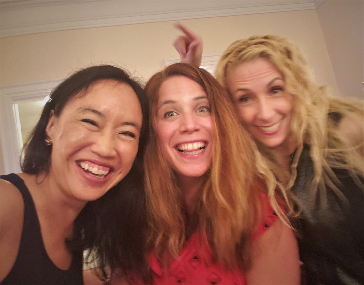 JenniferJoeMD's tweet photo. Because, you know, driving innovation in healthcare and creating user-centric design doesn't have to be not fun. - @agoltz @Robinff3 #medtech #digitalhealth #innovation #healthcare #womenleaders #patientcentricdesign #designthinking #pharma https://t.co/mmeMrTsAao