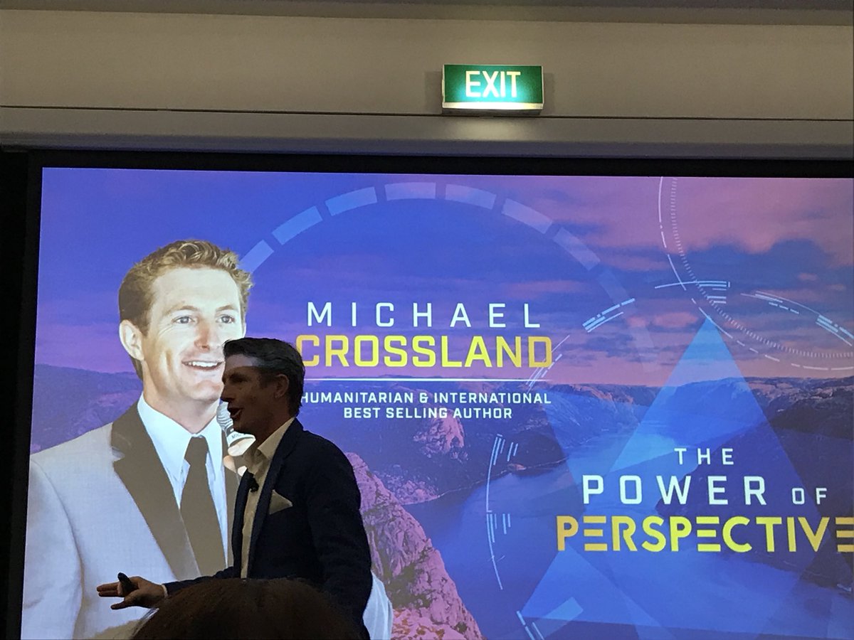 #PDPN Thank you @MikeCrossland for your inspirational story of your life and how it has taught you to enjoy the now as well as giving to others! You brought me to tears in between the laughs! An amazing way to finish the DP conference!