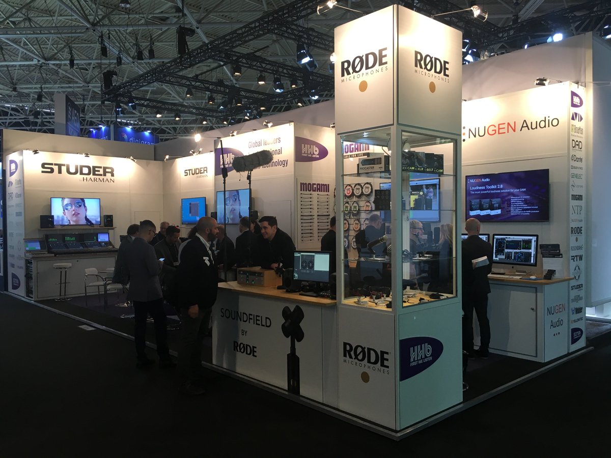 ScrubW1's tweet photo. All systems go at @IBCShow 2018! Come and find us with @hhbcomms at Stand 8.D56 to discuss all things #proaudio and check out the latest products from @rodemics, @SoundFieldMic, @iZotopeInc, @NUGENAudio, @Wohler, @StuderAudio &amp; @MogamiCable #IBCShow https://t.co/QUy9cWQ4fj
